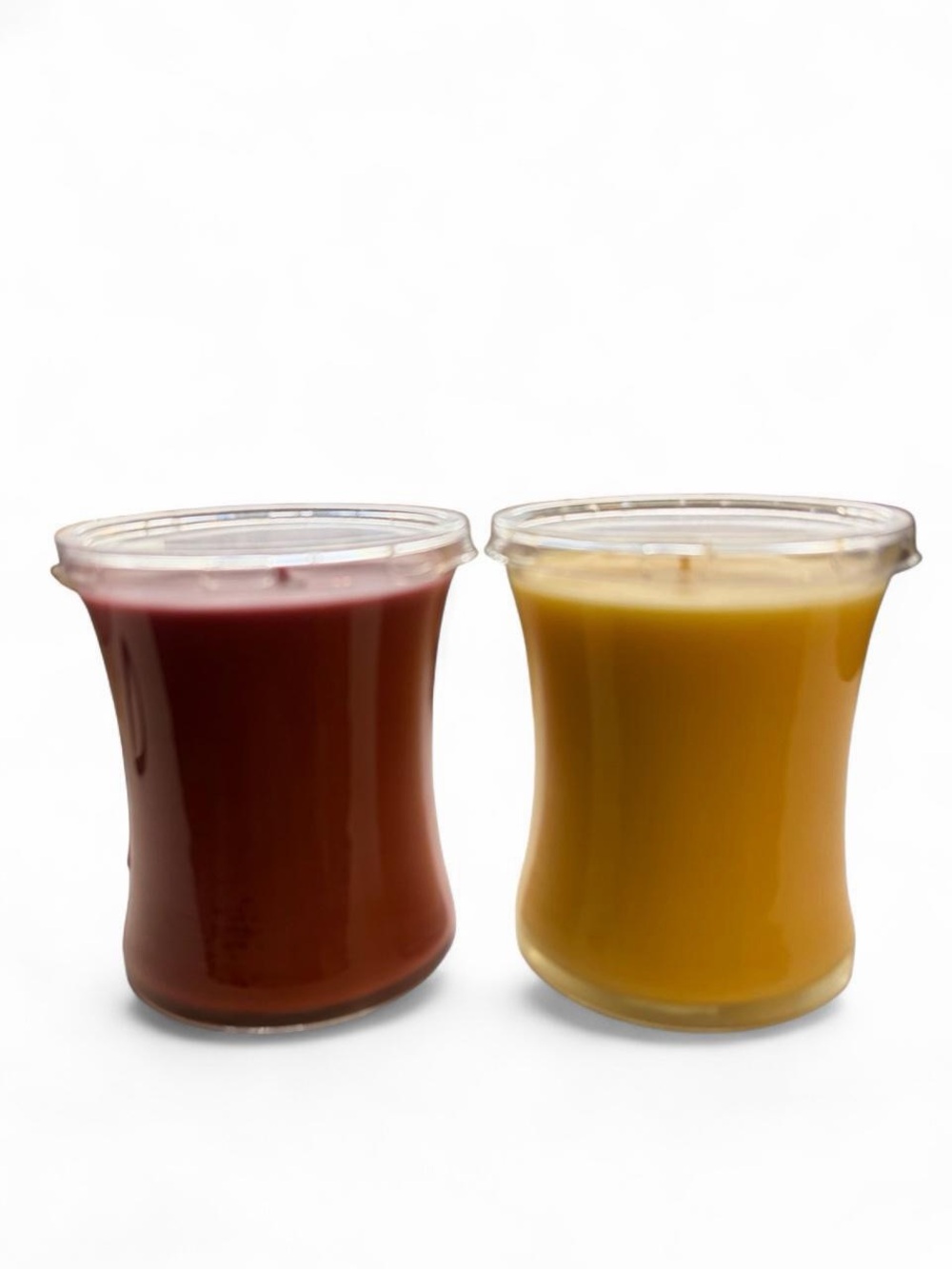 Heritage set of 2 candles; Raspberry Vanilla and Tropical Paradise